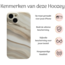 Hoozey - Hoesje geschikt voor Apple iPhone 14 Pro - Marble Print - Licht Bruin