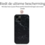 Hoozey - Hoesje geschikt voor Apple iPhone 14 Plus - Marble Print - Zwart