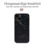 Hoozey - Hoesje geschikt voor Apple iPhone 14 Plus - Marble Print - Zwart