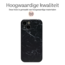 Hoozey - Hoesje geschikt voor Apple iPhone 14 Pro - Marble Print - Zwart
