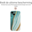 Hoozey - Hoesje geschikt voor Apple iPhone 14 - Marble Print - Groen