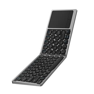 WIWU WIWU - Draadloos Toetsenbord - Opvouwbaar Bluetooth Keyboard - QWERTY - Zilver