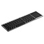 WIWU - Draadloos Toetsenbord - Opvouwbaar Bluetooth Keyboard - QWERTY - Zilver