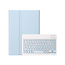 Case2go - Bluetooth Toetsenbord geschikt voor Samsung Galaxy Tab S9/S9 FE (2023) - Met stylus pen houder - QWERTY Keyboard case - Licht Blauw