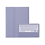 Case2go - Bluetooth Toetsenbord Hoes voor Samsung Galaxy Tab S10 Ultra / Tab S9 Ultra - 14.6 Inch - Met stylus pen houder - QWERTY Keyboard case - Paars