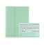 Case2go - Bluetooth Toetsenbord Hoes voor Samsung Galaxy Tab S9 Ultra (2023) - Met stylus pen houder - QWERTY Keyboard case - Mint Groen