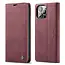 CaseMe - Telefoonhoesje geschikt voor Apple iPhone 15 Pro Max - Wallet Book Case - Met Magnetische Sluiting - Rood