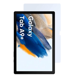 Case2go Case2go - Tablet Screenprotector geschikt voor Samsung Galaxy Tab A9 Plus - 11 Inch - Tempered Glass - Case Friendly - Transparant