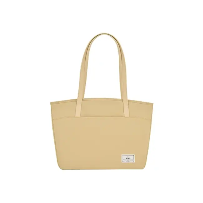 WIWU - Laptoptas- Handtas waterdicht - Laptophoes- Met laptop vak - Laptop Sleeve- Laptop Tas- extra vakken - 16 Inch - Beige