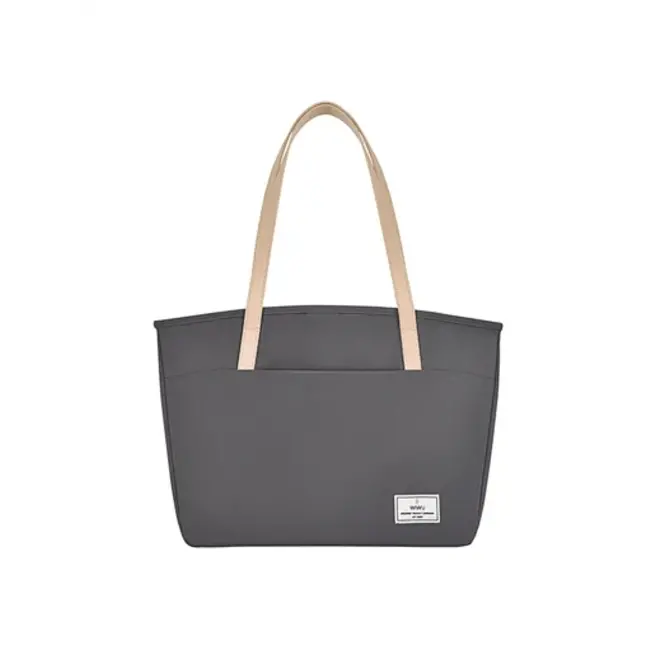 WIWU - Laptoptas- Handtas waterdicht - Laptophoes- Met laptop vak - Laptop Sleeve- Laptop Tas- extra vakken - 16 Inch - Grijs