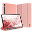 Dux Ducis - Tablet hoes geschikt voor Samsung Galaxy Tab S9/S9 FE (2023) - Domo Book Case - Auto Wake/Sleep functie - Roze