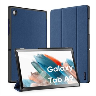 Dux Ducis Dux Ducis - Tablet hoes geschikt voor Samsung Galaxy Tab A9 (2023) - Domo Tri-fold Case - Auto Wake/Sleep functie - 8.7 inch - Blauw