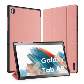 Dux Ducis Dux Ducis - Tablet hoes geschikt voor Samsung Galaxy Tab A9 (2023) - Domo Tri-fold Case - Auto Wake/Sleep functie - 8.7 inch - Roze