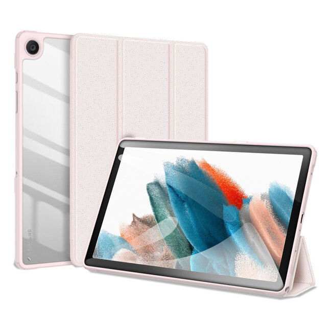 Dux Ducis - Tablet hoes geschikt voor Samsung Galaxy Tab A9 Plus (2023) - Toby Series - Auto Sleep/Wake functie - Tri-Fold Book Case - 11 inch - Roze