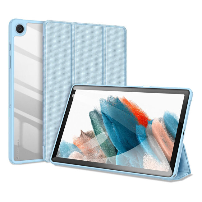 Dux Ducis - Tablet hoes geschikt voor Samsung Galaxy Tab A9 Plus (2023) - Toby Series - Auto Sleep/Wake functie - Tri-Fold Book Case - 11 inch - Licht Blauw