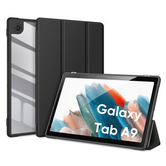Dux Ducis Dux Ducis - Tablet hoes geschikt voor Samsung Galaxy Tab A9 (2023) - Toby Series - Auto Sleep/Wake functie - Tri-Fold Book Case - 8.7 inch - Zwart