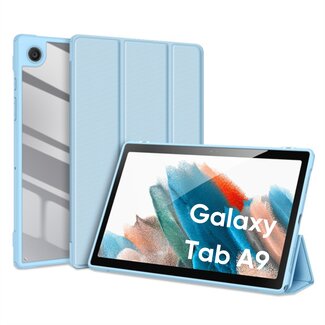 Dux Ducis Dux Ducis - Tablet hoes geschikt voor Samsung Galaxy Tab A9 (2023) - Toby Series - Auto Sleep/Wake functie - Tri-Fold Book Case - 8.7 inch - Licht Blauw