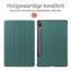 Hoozey - Book Case geschikt voor Samsung Galaxy Tab S9 (2023) - 11 inch - Tablet hoes - Donker Groen