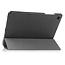 Case2go - Tablet hoes geschikt voor Samsung Galaxy Tab A9 Plus (2023) - Tri-fold hoes met auto/wake functie - 11 inch - Zwart