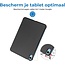 Case2go - Tablet hoes geschikt voor Apple iPad 11 (2025) A16 / Apple iPad 10.9 (2022) - Tri-fold hoes met Auto/Wake functie en Magnetische sluiting - Zwart