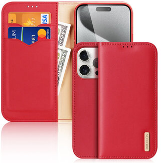Dux Ducis Dux Ducis - Telefoonhoesje geschikt voor iPhone 15 Pro - Hivo Series Case - Rood