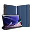 Dux Ducis - Tablet hoes geschikt voor Samsung Galaxy Tab S9 FE Plus (2023) - Domo Book Case - Auto Wake/Sleep functie - Blauw