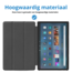 Case2go - Tablet hoes geschikt voor Amazon Fire Max 11 (2023) - Tri-Fold Book Case - Auto Wake/Sleep functie - Donker Blauw