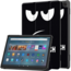 Case2go - Tablet hoes geschikt voor Amazon Fire Max 11 (2023) - Tri-Fold Book Case - Auto Wake/Sleep functie - Don't Touch Me