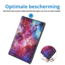 Case2go - Tablet hoes geschikt voor Amazon Fire Max 11 (2023) - Tri-Fold Book Case - Auto Wake/Sleep functie - Galaxy