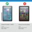 Case2go - Tablet hoes geschikt voor Amazon Fire Max 11 (2023) - Tri-Fold Book Case - Auto Wake/Sleep functie - Galaxy