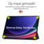 Hoozey - Book Case geschikt voor Samsung Galaxy Tab S9 Ultra (2023) - 14.6 inch - Tablet hoes - Grijs