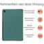 Hoozey - Tablet hoes geschikt voor Samsung Galaxy Tab A9 (2023) - 8 inch - Tablet hoes - Donker Groen