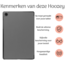 Hoozey - Tablet hoes geschikt voor Samsung Galaxy Tab A9 (2023) - 8 inch - Tablet hoes - Grijs