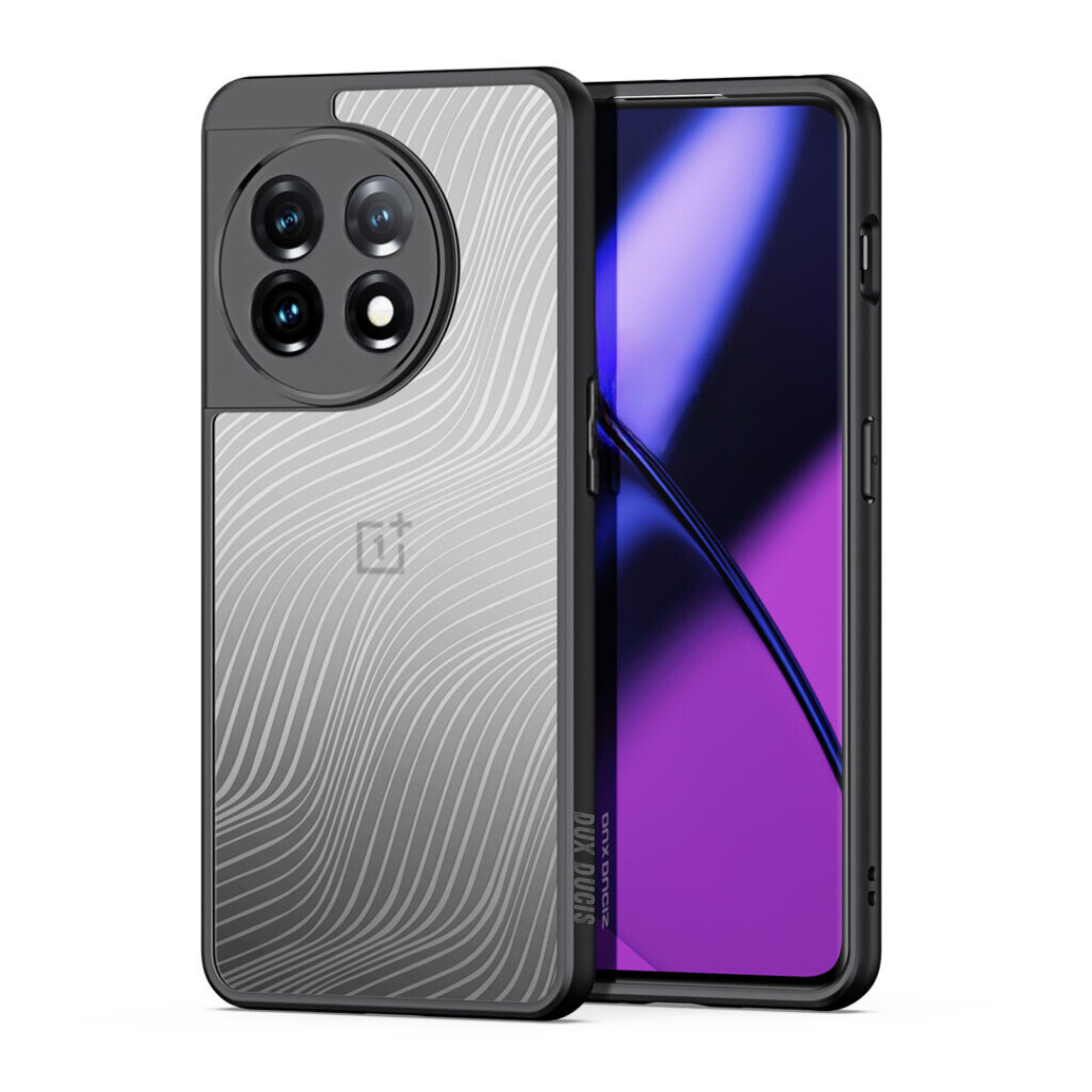 Dux Ducis - Telefoon Hoesje geschikt voor de OnePlus 11 - Back Cover - Aimo Series - Zwart afbeelding