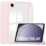 Case2go Case2go - Tablet hoes geschikt voor Samsung Galaxy Tab A9 (2023) - Acrylic Trifold case met Pencil houder - Licht Roze