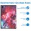 Tablet hoes geschikt voor Samsung Galaxy Tab A8 (2022 &amp; 2021) tri-fold hoes met auto/wake functie - 10.5 inch - Galaxy