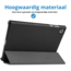 Tablet Hoes geschikt voor Lenovo Tab M10 HD tri-fold Hoes - 2e Generatie (TB-X306) - 10.1 Inch - Auto Sleep/Wake Functie - Zwart