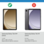 Case2go - Tablet hoes geschikt voor Samsung Galaxy Tab A9 Plus (2023) - Acrylic Trifold case met Pencil houder - Licht Blauw