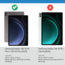 Case2go - Tablet hoes geschikt voor Samsung Galaxy Tab S9 FE Plus (2023) - Tri-fold Case - Met Pencilhouder - Grijs