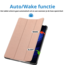 Case2go - Tablet hoes geschikt voor Xiaomi Pad 6 (2023) - Tri-Fold Book Case - Auto Wake/Sleep functie - Rose Goud