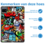 Case2go - Tablet hoes geschikt voor Xiaomi Pad 6 (2023) - Tri-Fold Book Case - Auto Wake/Sleep functie - Grafitti