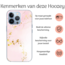 Hoozey - Hoesje geschikt voor Apple iPhone 15 Pro Max - Watercolor print - Licht Roze