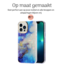 Hoozey - Hoesje geschikt voor Apple iPhone 15 Pro Max - Pearl Case - Paars / Blauw