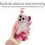 Hoozey - Hoesje geschikt voor Apple iPhone 15 Pro Max - Pearl Case - Donker Roze
