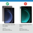 Case2go - Tablet hoes geschikt voor Samsung Galaxy Tab S9 FE Plus (2023) - Tri-fold Case - Zwart