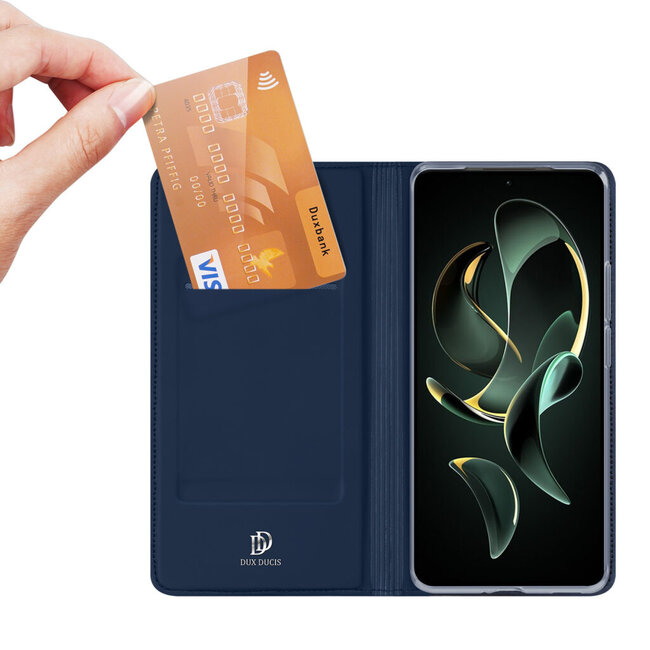 Dux Ducis - Telefoon Hoesje geschikt voor de Xiaomi 13T / 13T Pro / Redmi K60 Ultra - Skin Pro Book Case - Blauw