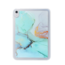 Hoozey - Back Cover geschikt voor Samsung Galaxy Tab S9/S9 FE (2023) - 11/10.9 inch - Tablet hoes - Marmer print - Turquoise