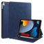 Case2go Case2go - Tablet hoes geschikt voor Apple iPad 10.2 (2021/2020/2019) - Business Wallet Book Case - Auto Wake/Sleep functie - Donker Blauw