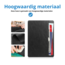 Case2go - Tablet hoes geschikt voor Apple iPad 10.2 (2021/2020/2019) - Business Wallet Book Case - Auto Wake/Sleep functie - Zwart