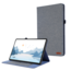 Case2go Case2go - Tablet hoes geschikt voor Lenovo Tab P12 (2023) - Bookcase van spijkerstof met pasjeshouder - Blauw